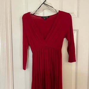 Red pre owned forever 21 dress
